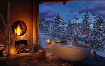 Relaxing Winter Bath